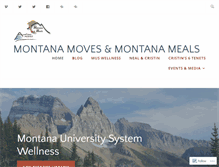 Tablet Screenshot of montanamovesandmeals.com